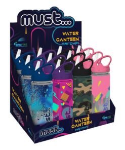 Παγούρι Must 500ml Πλαστικό με Καλαμάκι 6