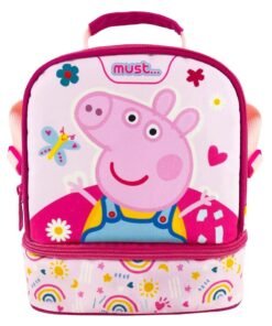 Τσαντάκι Φαγητού Ισοθερμικό Peppa Pig Must 2 Θήκες