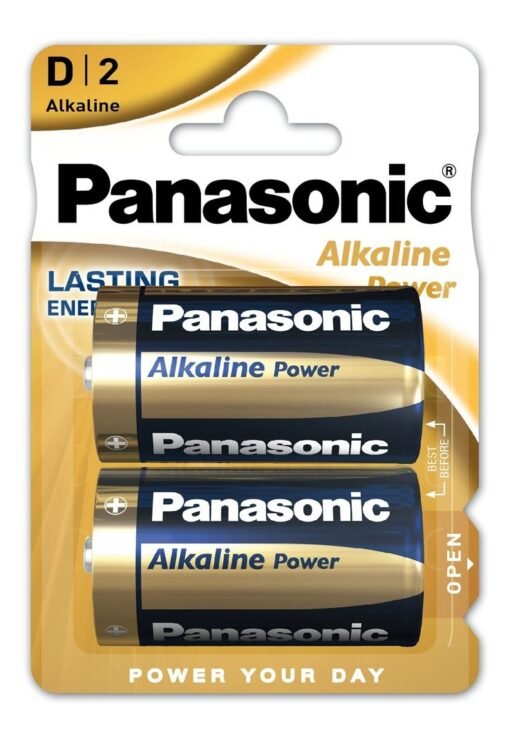 2 Μπαταρίες / blister LR20-D    Panasonic Alkaline power