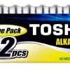 12 Μπαταρίες / συσκευασία LR03-AAA TOSHIBA High Power