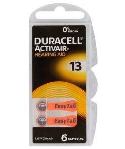 6 Μπαταρίες ακουστικών / blister 13 DURACELL