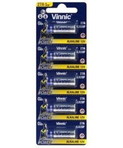 5 μπαταρίες 27Α / blister VINNIC