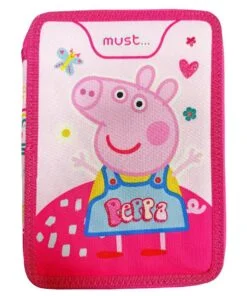 Κασετίνα Διπλή Γεμάτη Peppa Pig Must