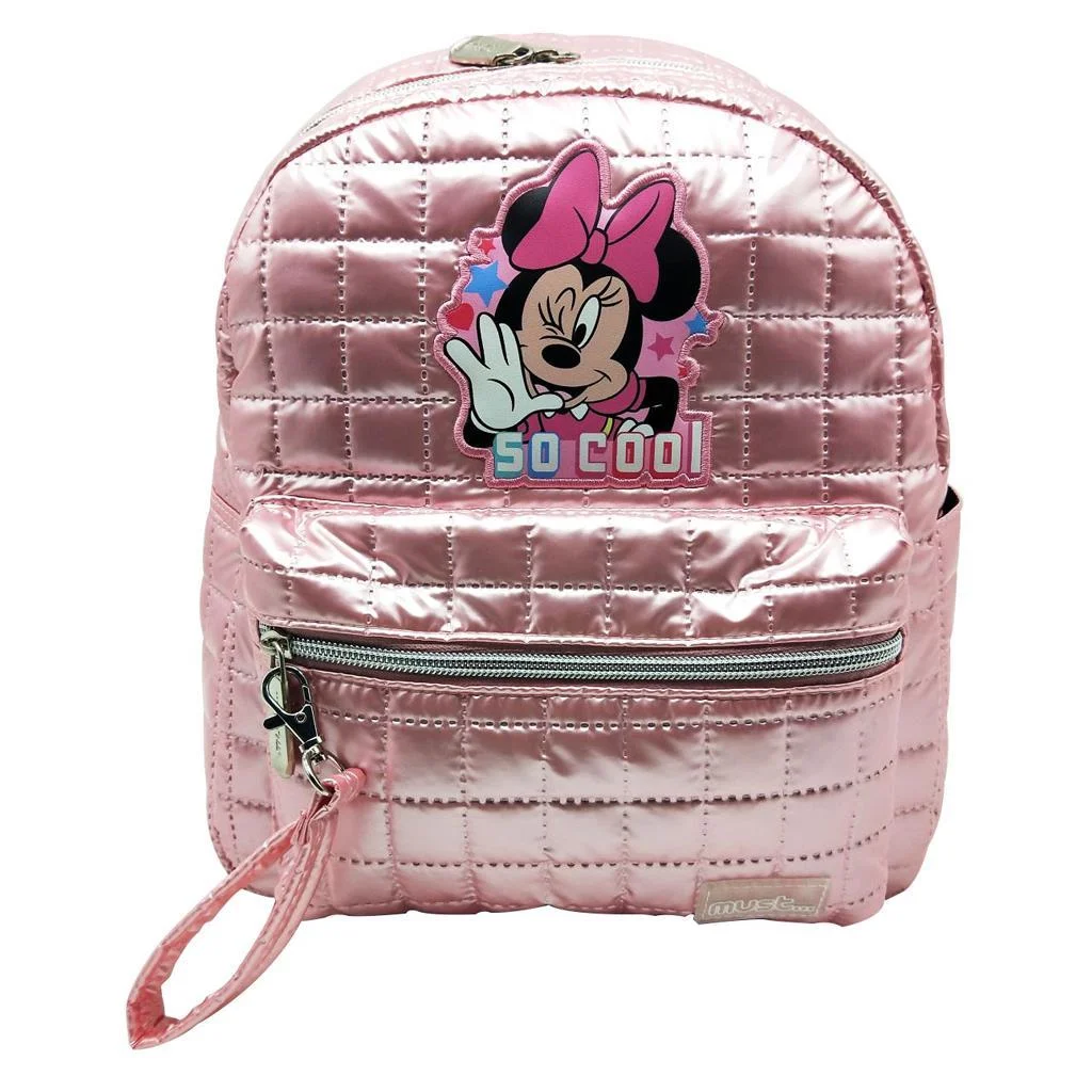 ΤΣΑΝΤΑ ΠΛΑΤΗΣ 26Χ14Χ30  MINNIE SOFT ΡΟΖ PEARL
