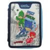 Κασετίνα Διπλή Γεμάτη PJ Masks Anyone Can Be Hero Must