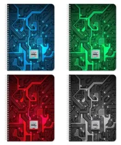 Τετράδιο Σπιράλ Α4 Must CPU 4 Θέματα 120 Φύλλα 4 Σxέδια