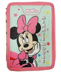 Κασετίνα Διπλή Γεμάτη Disney Minnie Mοuse Must