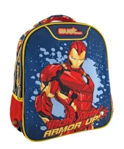Σχολική Τσάντα Πλάτης Νηπίου Avengers Iron Man Armor Up Must 2 Θήκες