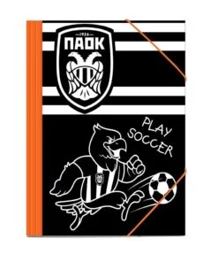 ΦΑΚΕΛΟΣ ΛΑΣΤΙΧΟ ΧΑΡΤ 25Χ35ΕΚ  ΠΑΟΚ