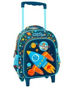 Σχολική Τσάντα Τρόλεϋ Νηπίου Must Up To The Stars 3D Soft 2 Θήκες