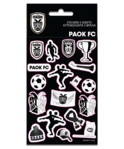 ΑΥΤΟΚΟΛΛΗΤA ΠΑΟΚ 8X12ΕΚ 5 ΦΥΛΛΑ