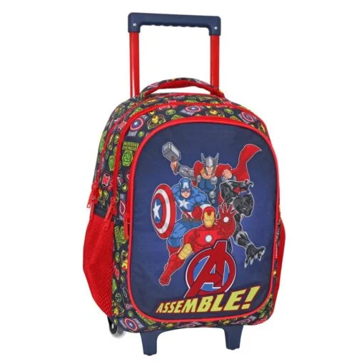 Σχολική Τσάντα Τρόλεϊ Δημοτικού Avengers Assemble 3 Θήκες