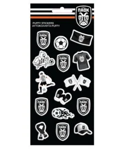 ΑΥΤΟΚΟΛΛΗΤΑ PUFFY 10X22EK  ΠΑΟΚ