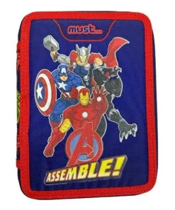 Κασετίνα Διπλή Γεμάτη Avengers Assemble Must
