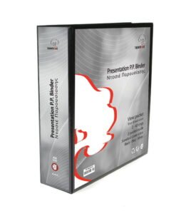 Μαύρο Ντοσιέ Παρουσίασης 2D ράχη 8cm