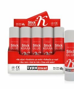 Κόλλα 40gr Typotrust Stick Stick Μεγάλου Μεγέθους Χωρίς Διαλύτες