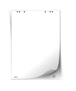 Μπλοκ λευκό Flipchart 80γρ. 20φ.