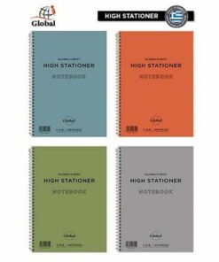 ΤΕΤΡΑΔΙΟ GLΟΒΑL "GLΟΒΑL ΗΙGΗ"  ΣΠΙΡΑΛ 17Χ25 3Θέματα