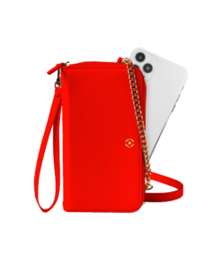 CELLY ΤΣΑΝΤΑΚΙ-ΠΟΡΤΟΦΟΛΙ ΜΕ ΘΕΣΗ ΓΙΑ ΚΙΝΗΤΟ 6.5 VENERE ΚΟΚΚΙΝΟ