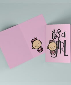 Ευχετήριες κάρτες - Γέννηση It s a Girl