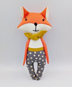 Χειροποίητο κουκλάκι αλεπού - Πορτοκαλί
