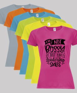 Αθλητική μπλούζα με μαύρη εκτύπωση - γυναικεία