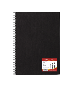 METRON ART ΜΠΛΟΚ ΣΧΕΔΙΟΥ ΣΠΙΡΑΛ 14x21cm 80 ΦΥΛΛΑ 100gsm ΜΑΥΡΟ