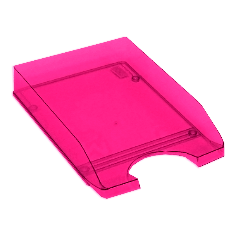 METRON ΔΙΣΚΟΣ ΓΡΑΦΕΙΟΥ ΠΛΑΣΤΙΚΟΣ FLUO ΔΙΑΦΑΝΟ ΚΟΚΚΙΝΟ