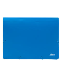 METRON ΦΑΚΕΛΟΣ 12 ΘΕΣΕΩΝ ΛΑΣΤΙΧΟ Α4 ΜΠΛΕ