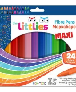 Μαρκαδόροι Ζωγραφικής The littlies Χοντροί 24 Χρώματα