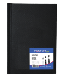 METRON ART ΜΠΛΟΚ ΣΧΕΔΙΟΥ ΒΙΒΛΙΟΔΕΤΗΜΕΝΟ 28x35cm 110 ΦΥΛΛΑ 100gsm ΜΑΥΡΟ