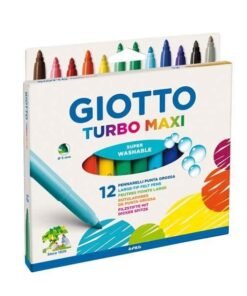 ΜΑΡΚΑΔΟΡΟΙ ΧΟΝΤΡΟΙ 12ΤΕΜ BLISTER TURBO ΜΑΧΙ GIOTTO
