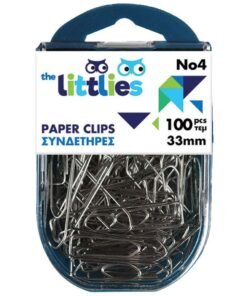 Συνδετήρες Μεταλλικοί The littlies 33mm 100 Τμχ.