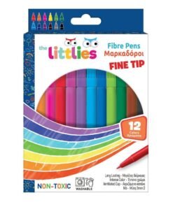 Μαρκαδόροι Ζωγραφικής The littlies Λεπτοί 12 Χρώματα