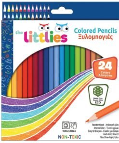 Ξυλομπογιές Wood Free The littlies 24 Χρώματα