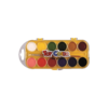 TOY COLOR ΝΕΡΟΧΡΩΜΑΤΑ ΜΕ ΠΙΝΕΛΟ ΠΛΑΣΤΙΚΟ BLISTER 12 ΧΡΩΜΑΤΑ Φ30mm PRIMARY ΑΣΣΟΡΤΙ 12 ΤΕΜΑΧΙΑ