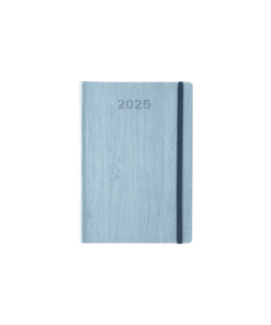ΗΜΕΡΟΛΟΓΙΟ ΗΜΕΡΗΣΙΟ ΜΕ ΛΑΣΤΙΧΟ ΗΜΙΕΥΚΑΜΠΤΟ ΕΞΩΦΥΛΛΟ ΔΕΡΜΑΤΙΝΗ 14x21cm MONTO ΓΑΛΑΖΙΟ