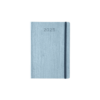 ΗΜΕΡΟΛΟΓΙΟ ΗΜΕΡΗΣΙΟ ΜΕ ΛΑΣΤΙΧΟ ΗΜΙΕΥΚΑΜΠΤΟ ΕΞΩΦΥΛΛΟ ΔΕΡΜΑΤΙΝΗ 17x24cm MONTO ΓΑΛΑΖΙΟ