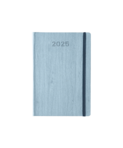 ΗΜΕΡΟΛΟΓΙΟ ΗΜΕΡΗΣΙΟ ΜΕ ΛΑΣΤΙΧΟ ΗΜΙΕΥΚΑΜΠΤΟ ΕΞΩΦΥΛΛΟ ΔΕΡΜΑΤΙΝΗ 17x24cm MONTO ΓΑΛΑΖΙΟ