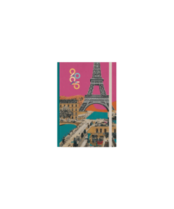 ΗΜΕΡΟΛΟΓΙΟ ΗΜΕΡΗΣΙΟ ΜΕ ΛΑΣΤΙΧΟ ΣΚΛΗΡΟ ΕΞΩΦΥΛΛΟ ΠΛΑΣΤΙΚΟΠΟΙΗΣΗ 12x17cm COLLAGE