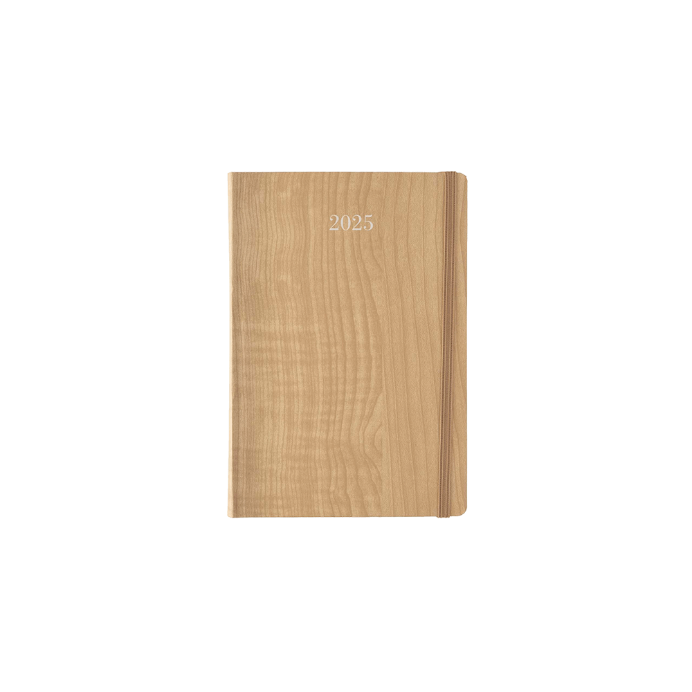 ΗΜΕΡΟΛΟΓΙΟ ΗΜΕΡΗΣΙΟ ΜΕ ΛΑΣΤΙΧΟ ΗΜΙΕΥΚΑΜΠΤΟ ΕΞΩΦΥΛΛΟ PVC 14x21cm NATURA ΚΑΦΕ