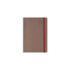ΗΜΕΡΟΛΟΓΙΟ ΗΜΕΡΗΣΙΟ ΜΕ ΛΑΣΤΙΧΟ ΗΜΙΕΥΚΑΜΠΤΟ ΕΞΩΦΥΛΛΟ ΔΕΡΜΑΤΙΝΗ 14x21cm UNICA ΚΑΦΕ