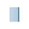 ΗΜΕΡΟΛΟΓΙΟ ΗΜΕΡΗΣΙΟ ΜΕ ΛΑΣΤΙΧΟ ΗΜΙΕΥΚΑΜΠΤΟ ΕΞΩΦΥΛΛΟ ΔΕΡΜΑΤΙΝΗ 14x21cm UNICA ΓΑΛΑΖΙΟ