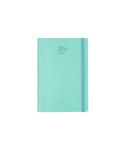 ΗΜΕΡΟΛΟΓΙΟ ΗΜΕΡΗΣΙΟ ΜΕ ΛΑΣΤΙΧΟ ΗΜΙΕΥΚΑΜΠΤΟ ΕΞΩΦΥΛΛΟ ΔΕΡΜΑΤΙΝΗ 14x21cm LINIO ΤΥΡΚΟΥΑΖ