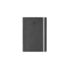 ΗΜΕΡΟΛΟΓΙΟ ΗΜΕΡΗΣΙΟ ΜΕ ΛΑΣΤΙΧΟ ΗΜΙΕΥΚΑΜΠΤΟ ΕΞΩΦΥΛΛΟ ΔΕΡΜΑΤΙΝΗ 14x21cm LINIO ΑΝΘΡΑΚΙ