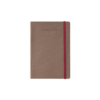 ΗΜΕΡΟΛΟΓΙΟ ΕΒΔΟΜΑΔΙΑΙΟ ΜΕ ΛΑΣΤΙΧΟ ΣΚΛΗΡΟ ΕΞΩΦΥΛΛΟ ΑΠΟ ΔΕΡΜΑΤΙΝΗ 17x24cm UNICA ΚΑΦΕ ΣΟΚΟΛΑΤΙ