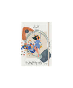 ΗΜΕΡΟΛΟΓΙΟ ΗΜΕΡΗΣΙΟ ΜΕ ΛΑΣΤΙΧΟ ΣΚΛΗΡΟ ΕΞΩΦΥΛΛΟ ΠΛΑΣΤΙΚΟΠΟΙΗΣΗ 14x21cm WELLNESS