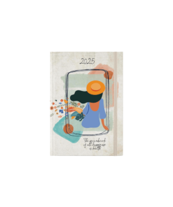 ΗΜΕΡΟΛΟΓΙΟ ΗΜΕΡΗΣΙΟ ΜΕ ΛΑΣΤΙΧΟ ΣΚΛΗΡΟ ΕΞΩΦΥΛΛΟ ΠΛΑΣΤΙΚΟΠΟΙΗΣΗ 14x21cm WELLNESS