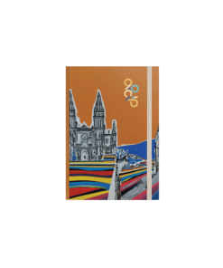 ΗΜΕΡΟΛΟΓΙΟ ΗΜΕΡΗΣΙΟ ΜΕ ΛΑΣΤΙΧΟ ΣΚΛΗΡΟ ΕΞΩΦΥΛΛΟ ΠΛΑΣΤΙΚΟΠΟΙΗΣΗ 14x21cm COLLAGE