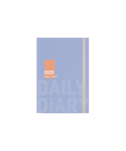 ΗΜΕΡΟΛΟΓΙΟ ΗΜΕΡΗΣΙΟ ΜΕ ΛΑΣΤΙΧΟ ΣΚΛΗΡΟ ΕΞΩΦΥΛΛΟ ΠΛΑΣΤΙΚΟΠΟΙΗΣΗ 14x21cm FORMO ΓΑΛΑΖΙΟ ΜΕ ΤΙΤΛΟ